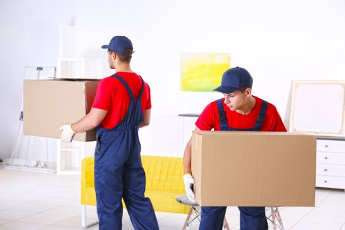 Removal van service helping with a local move in Edgware