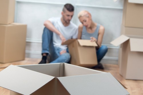 Commercial moving support for an Edgware business
