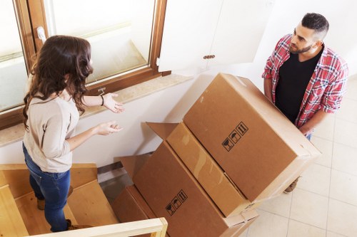 Commercial office furniture removals service in Edgware