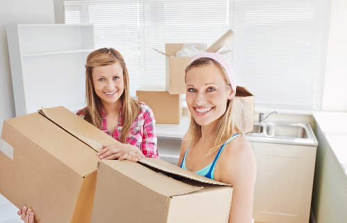 Moving van and removals equipment ready for an Edgware relocation