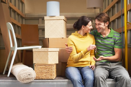 Packing and furniture loading for a flat move in Edgware
