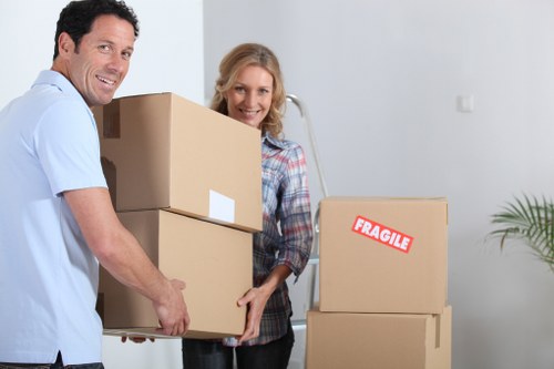 Furniture removals for a home in Edgware